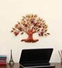 Golden Iron Chreey Tree Metal Wall Art