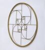 Golden Iron Circle Metal Wall Art