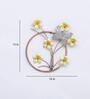 Golden Iron Flower Ring Wall Art