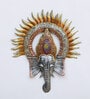 Golden Iron Ganesh Wall Art