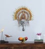 Golden Iron Ganesh Wall Art