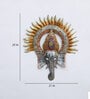 Golden Iron Ganesh Wall Art