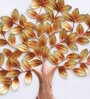 Golden Iron Gold Tree Metal Wall Art