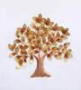 Golden Iron Gold Tree Metal Wall Art