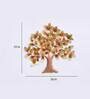 Golden Iron Gold Tree Metal Wall Art