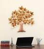 Golden Iron Gold Tree Metal Wall Art