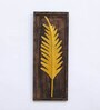 Golden Iron Mdf Tally Palm Leaf Metal Wall Art