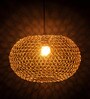 Gold Metal Orb Ring Hanging Light