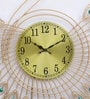 Gold Wrought Iron Traditional Wall Clock