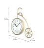 Golden Iron Wall Clock