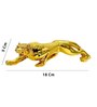 Golden Jaguar Showpiece Resin Figurine (Gold)