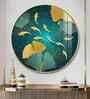 Golden Koi Fish Acrylic Round Wall Art