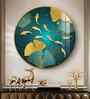 Golden Koi Fish Acrylic Round Wall Art