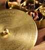 Golden Large Pure Brass Spice Storage Dabba 7 Compartments Masala Box