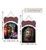 Set of 2  Buddha Wooden Wall Hanging