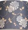 Golden Leaves Round Multicolor Fabric Single Hanging Light