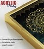 Golden Mandala Acrylic Framed Art Panel (Set Of 2)