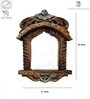 Golden Mango Wood Traditional Rajasthani Jharokha