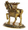 Horse Golden Metal Candle Holder