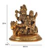 Golden Metal Shiv Parivar Idol