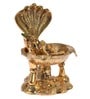 Golden Metal Loard  Krishna And Nandbaba Idol