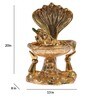 Golden Metal Loard  Krishna And Nandbaba Idol