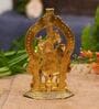 Golden Metal 9.5 Inches Lord Tirupati Balaji Statue