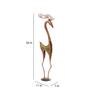 Golden Metal Deer Figurine Set Of 2