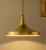 Golden Metal Dome Hanging Light