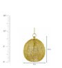 Traditional Gold Metal Hanging Light