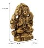 Golden Metal Panch Mukhi Hanuman Idol