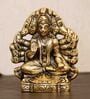 Golden Metal Panch Mukhi Hanuman Idol
