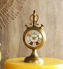 Golden Metallic Dial Hanging Table Clock