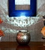 Jali Gold Metal Hanging Tea Light Holder