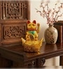 Golden Cute Lucky Cat Figurine