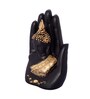 Buddha Black & Gold Polyresin Idol