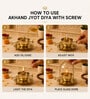 Golden Premium Akhand Jyoti Diya 170ml