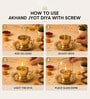 Golden Premium Akhand Jyoti Diya 250ml