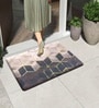 Golden PVC 16x24 Inches Anti Skid Door Mat