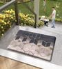 Golden PVC 18x30 Inches Anti Skid Door Mat
