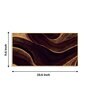Golden Rhythm Wave Glass Finish Horizontal Wall Art