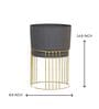 Golden Ridge Large Black & Gold Metal Planter Golden Ridge Large Black & Gold Metal Planter