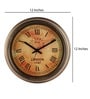 Gold Roman Vintage Wall Clock