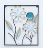 Flowers Multicolour Iron Wall Art Without LED