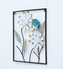 Flowers Multicolour Iron Wall Art Without LED
