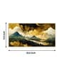Golden Skies Glass Finish Horizontal Wall Art