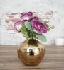 Golden Small  Metal Vase