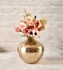 Golden Small  Metal Vase