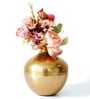 Golden Small  Metal Vase