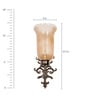 Golden Antique Finished Lustrous Wall Sconce